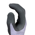 Palm recubierta con puntos de alto agarre de los puntos de trabajo anti-abrasión Guantes de nitrilo micro-foam nylon/spandex Knit 13 calibre de espuma de calibre